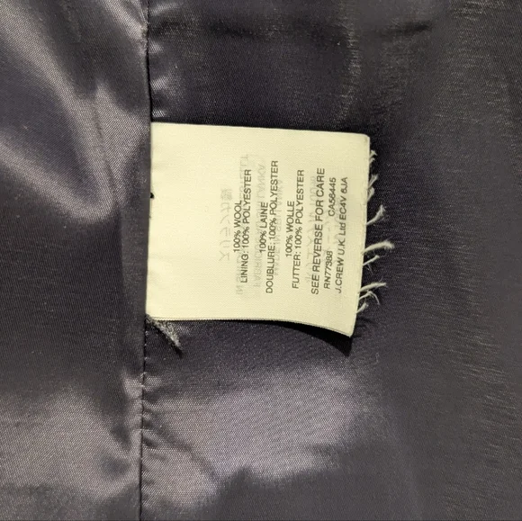 J.crew Regent Blazer with Moon London Fabric Houndstooth Tweed 100% Wool Blazer - Picture 6 of 9